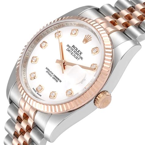 rolex datejust 36mm rose gold and steel|rolex datejust 36 price.